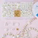 1 box plastic heart star flower pearl beads for braceletjewelry making DIY Kit