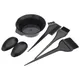 6Pcs Hairdressing Brushes Bowl Combo Salon Hair Color Dye Tint Tool Set Hair Coloring Bleaching DIY