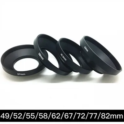 49 52 55 58 62 67 72 77 82mm Black Camera Metal Lens Hood Wide Angle Screw In Mount Lens Hood for canon nikon for Sony Pentax