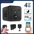 Tnni 4MP 4G Mini Camera PIR Motion Detection Built in Battery Home Security Surveillance Camera IR