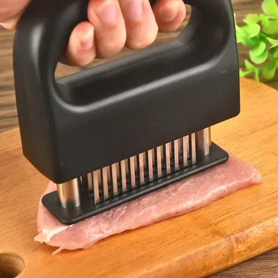 48 Blades Needle Meat Tenderizer Stainless Steel Knife Meat Beaf Steak Mallet Meat Tenderizer Hammer Pounder Cooking Tools
