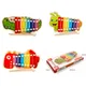 1 Box of Toddler Musical Instrument Cartoon Serinette Musical Toys Wooden Hand Knock Piano Toddler