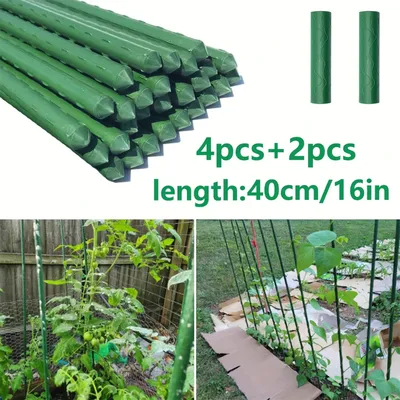 Plant Stakes Garden Plant Stakes for Growing Climbing Plants Steel Pipe For Supporting Plants Tomato