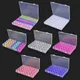 28 Girds Adjustable Plastic Storage Box With Label Sticker For Jewelry Nail Art Diamond Painting