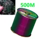 500m Color Changing Fishing Line Fluorocarbon Coat Monofilament Nylon Sea Fresh Water Carp Wire