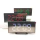 LED Digital Alarm Clock Mains Temperature Mirror Display Alarm Clock for Bedroom