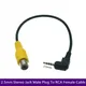 AV In Video Cable Adapter 2.5mm AV Jack Male Plug To RCA Female Adapter Cable For GPS Rear Camera