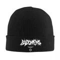 Bad Omens Death Metal Logo Knit Hat Beanie Winter Hat Warm Acrylic Casual Rock Band Caps for Men