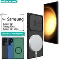 Nillkin for Samsung Galaxy S24 Ultra Magsafe Case CamShield Pro Magnetic Case Slide Lens Protection