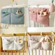 Baby Crib Organizer Multi-Purpose Bed Storage Bag 2 Pockets Bedside Hanging Diaper Nursery Organizer
