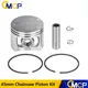 CMCP 45mm Chainsaw Piston Kit Cylinder Piston Set Pin Ring Kit Fit For 5800 58CC Chainsaw Spare