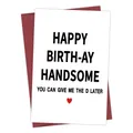 Rude Birthday Card for Him Boyfriend Cheeky Bday Card for Husband fiancé You can Give Me the D