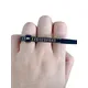 Black Plastic Ring Sizer Measure Sizes 1-17 Finger Gauge Genuine Tester Wedding Ring Band With