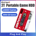 KINHANK Super Console X 500GB 2TB HDD Batocera 33 System Game Hard Drive Disk With 110000 Games For