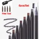 6pcs Hard Core Eyebrow Pencil Microblading Sharpener Waterproof Non-Marking Shadow Cosmetics Natural