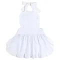 Vintage Apron Ruffle Apron Dress Apron Cotton Aprons Waitress Apron Cooking Apron for Kitchen (