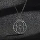 YILUOCD Eye of Elena Necklace for Women Girls Throne of Glass Bookish Pendant Chain Silver Color