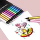 12 Color Metallic Colored Pencils Drawing Sketching Set Coloring Colour Pencils Profession Art