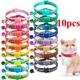 10Pcs Wholesale Cute Cat Collar Personalized Breakaway Reflective Cat Collar Luxury Designer Pink