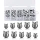 100pcs 0.5g 0.8g 1g 1.5g 2g Fishing Weights Sinkers Kit Removable Split Shot Sinker Round Split Shot Fishing Weights Shot Sinker