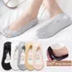 5 Pairs/Lot Women's Slippers Socks Invisible Boat Mesh Lace Thin Short Socks Female Summer Ankle