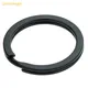 20pcs Iron Metal Matte Key Rings Key Holder Flat Black Color Round Circle Connector For Key chain