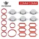 Set of 6 x 33mm OEM design by aluminum For BMW Swirl Flap Blanking Plates seal with intake manifold