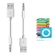 MP3 Charging 3.5mm Jack/Plug To USB Power Charger Sync Data Transfer Cable Compatible with IPod