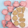 8 pz/set stampo per biscotti a tema bambino taglierina per biscotti 3D stampo per biscotti in