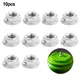 10 Pcs Lawn Mower Fixing Nuts Protective Gasket M5 Screw Thread For Electric Cordless Grass Trimmer