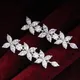 Huitan 2021 New Women's Earrings Simple Stylish Design Bridal Wedding Drop Earrings Fancy Girls Gift