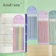 KindFuny 160 Sheets Transparent Sticky Notes Reading Annotation for Books Notepad Bookmarks Memo Pad