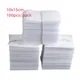 10x15cm100pcs Small Protective EPE Foam Insulation Sheet Cushioning Packaging White Color Packing