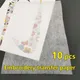 10pcs/set Embroidery Transfer Paper Film DIY Handmade Embroidery Tracing Pattern Hand Sew Craft