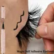 Self Adhesive EyeLiner Pencil Magic Quick-drying Diamond Eyelash Black Coffee Eyeliner Pen Eyelash