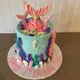 Mermaid Party Cake Decor Mermaid Tail Shape Cake Topper litte Mermaid Cake Topper Girls Mermaid