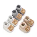 Winter Snow Boots For Newborn Baby Girls Booties Keep Warm Plush Inside Anti-Slip Baby Infant