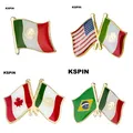 Mexico Flag Badge Brooch Natinal Lapel Pins Flag Lapel Pins Country Flag Badge