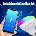 LED Music Light Bulb with Built-in Bluetooth Speaker Wireless Smart Light Bulb with Remote Control