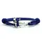 Bracciale squalo con corda marina stile semplice per uomo Bracciale con corda nautica regolabile