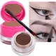 2 IN 1 3D Wild Eyebrow Eyeliner Cream Gel Waterproof Long Lasting Tint Eyebrows Enhancers Brows