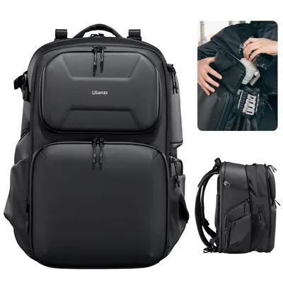 Ulanzi BP10 Hardshell Camera Backpack 35L Travel Large Capacity Storage Splash-proof Photography Bag Camera Shoulders Bag
