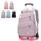 School Wheeled Backpack For Girls School Bag With Wheels Trolley Bag Rolling Student Backpack Travel