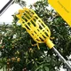 Picking High Altitude Pole Yellow Durable Adjustable Easy To Use Strong Garden Tools Fruit Collector