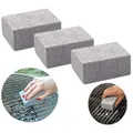 BBQ Grill Cleaning Brush Brick Block Barbecue Cleaning Stone Pumice Brick for Barbecue Rack Outdoor