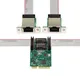 Network Cards Mini PCI-E to 2port Network Card 1000Mbps Gigabit Ethernet 10/100/1000M RJ45 LAN