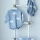 Baby Boys Sweatshirt Romper 2023 Flower Sweater Outfit Romper Infant Clothing Baby Girl Long Sleeve