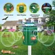 360° Solar Bird Repeller Solar Ultrasonic Animal Repeller Waterproof Cat Repellent Dog Deterrent