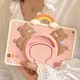 Rainbow Bear Case for iPad 9th/8th/7th Generation Case iPad 10.2 Case with 360° Rotatable Cute