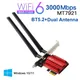 WiFi 6E 5400Mbps Tri Band 2.4G/5G/6Ghz Wireless PCIE Adapter Compatible Bluetooth 5.2 Network WiFi